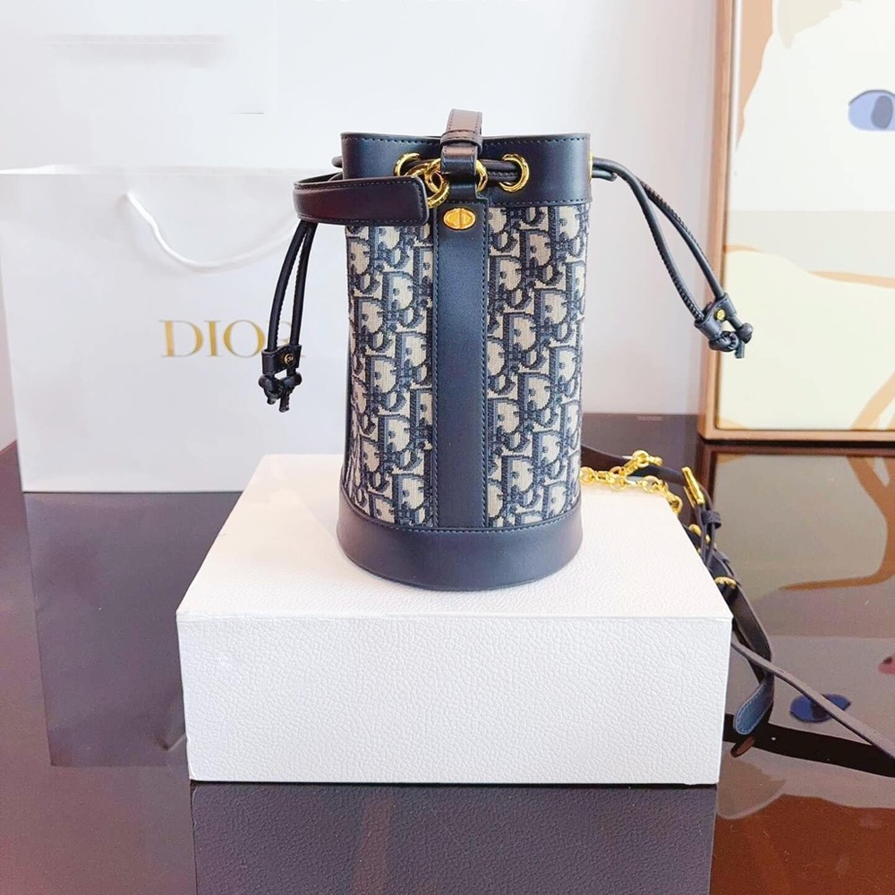 Dior backpack bucket bag.